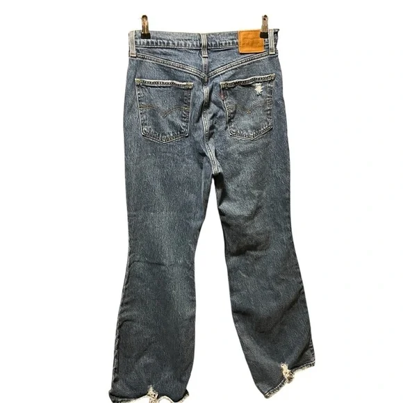 LEVI’S ~ 70s High Flare Women’s Blue Medium Wash Jeans Size 29 - Picture 6 of 13